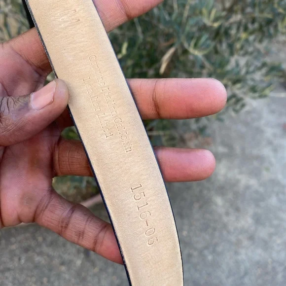 VTG WCM New York 🇮🇹 Calfskin Belt Sz M or 28